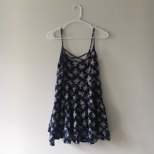 Navy floral sundress